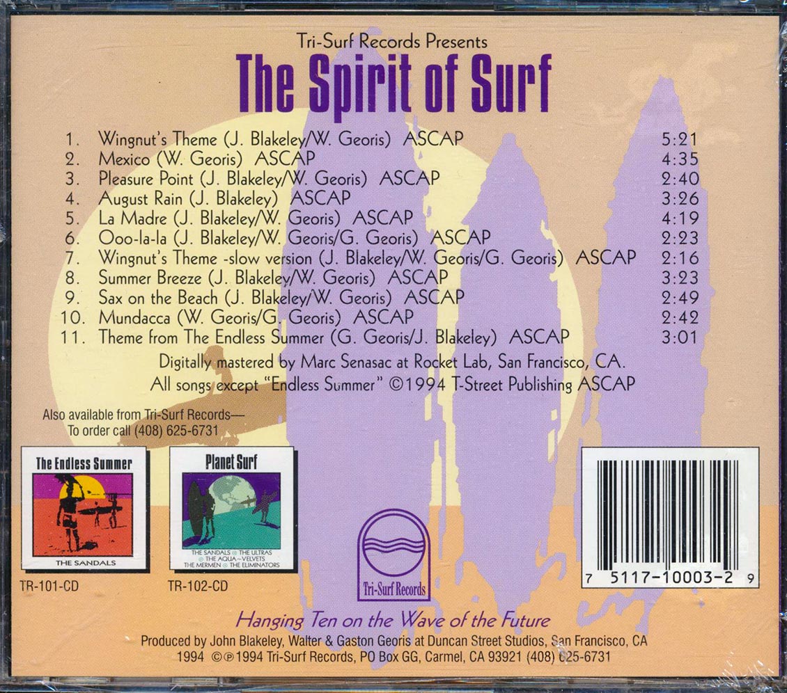 The Sandals - The Spirit Of Surf