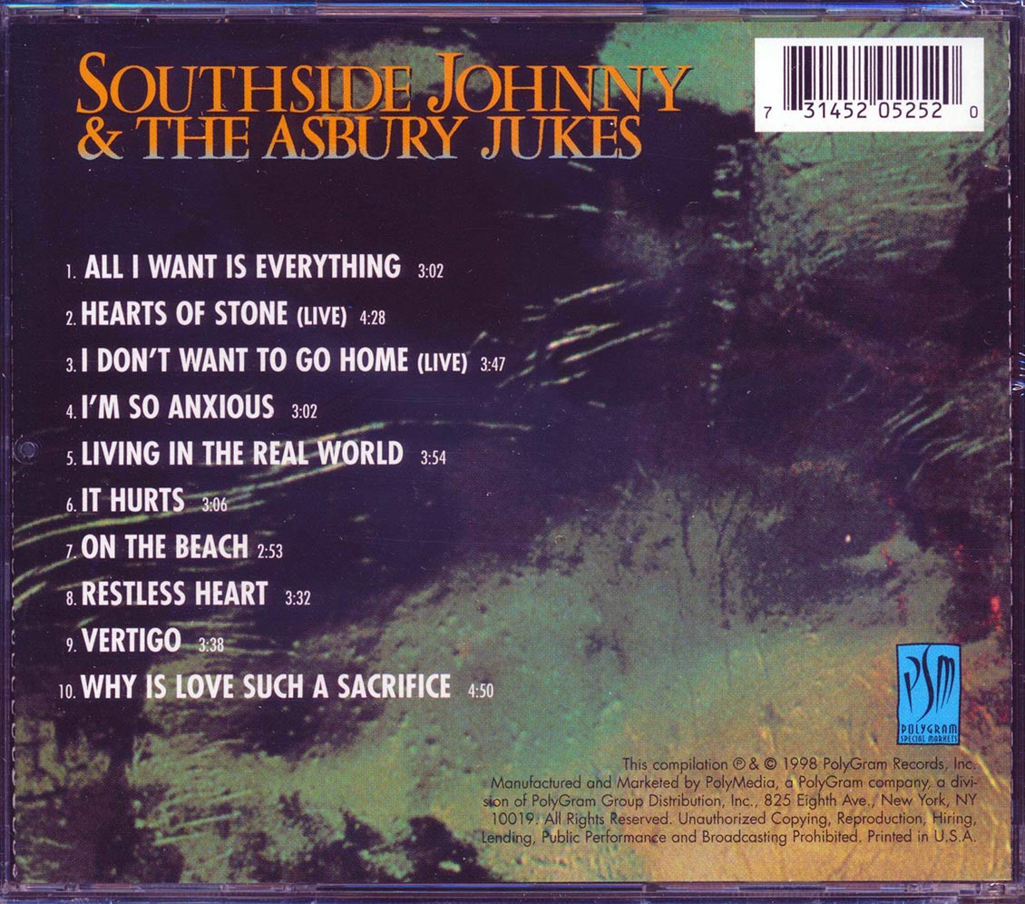 Southside Johnny & The Asbury Jukes - Restless Heart