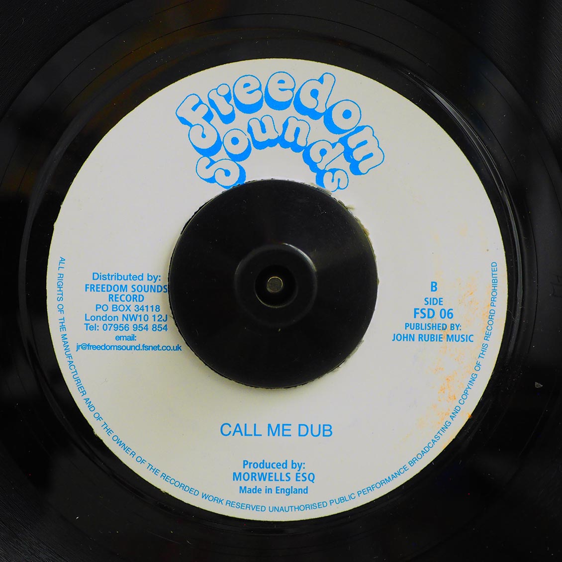 Horace Andy - Black Cinderella  /  Dub (rhythm: "Black Cinderella") (UK press)
