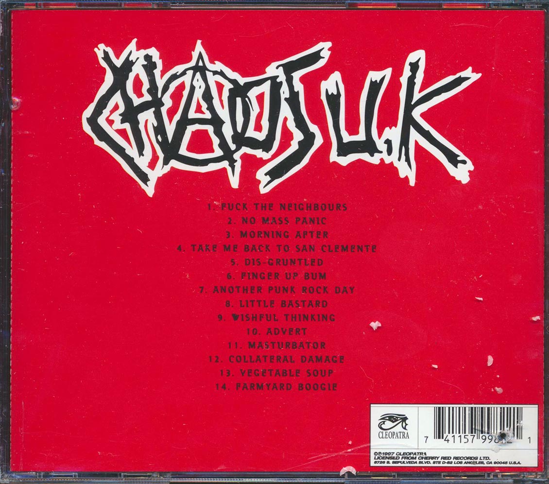 Chaos UK - The Morning After The Night Before (marked/ltd stock)