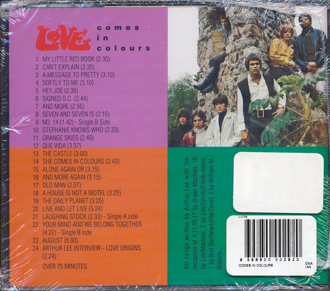 Love - Comes In Colours (24 tracks) (incl. large booklet)