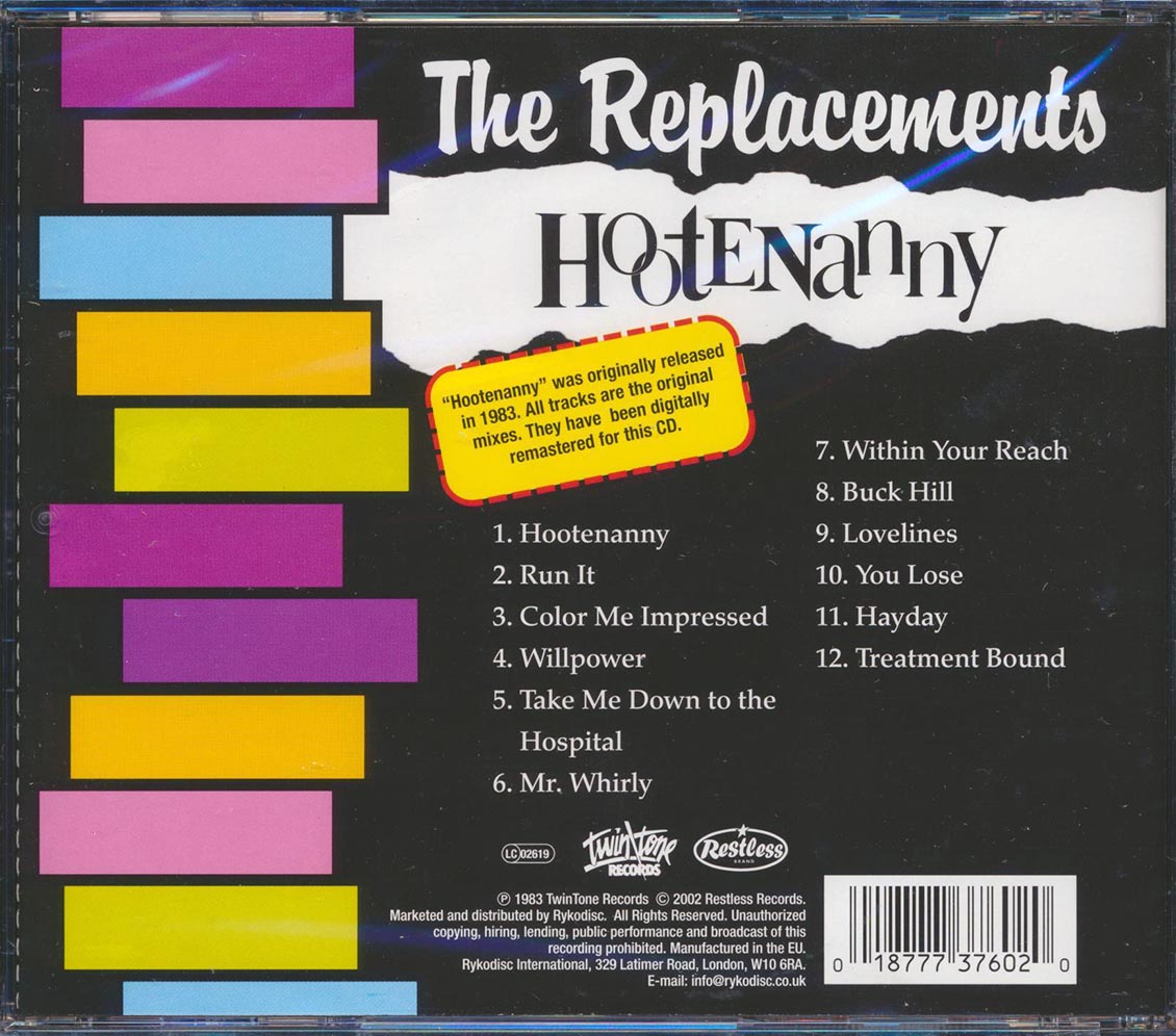 The Replacements - Hootenanny (remastered)
