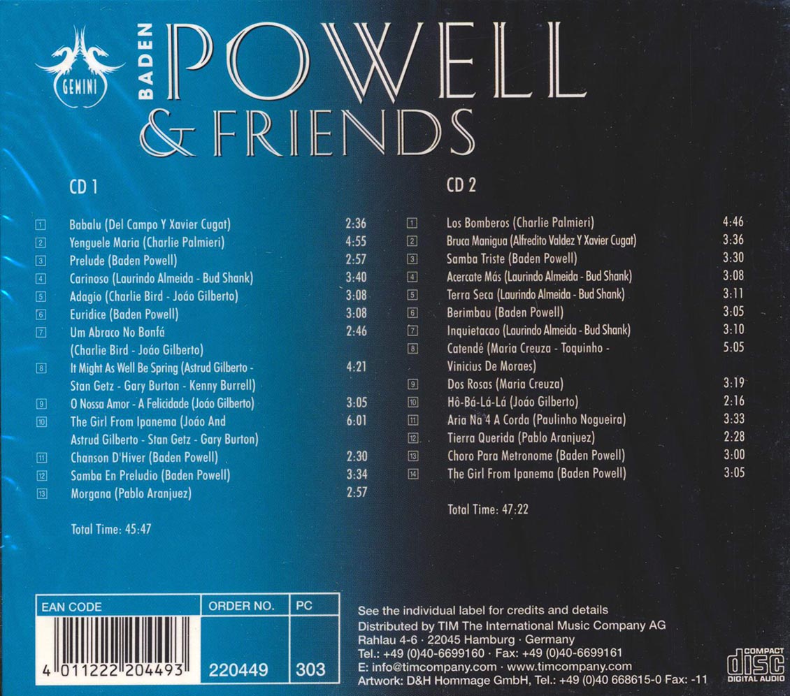 Baden Powell - Baden Powell & Friends (27 tracks) (2xCD)