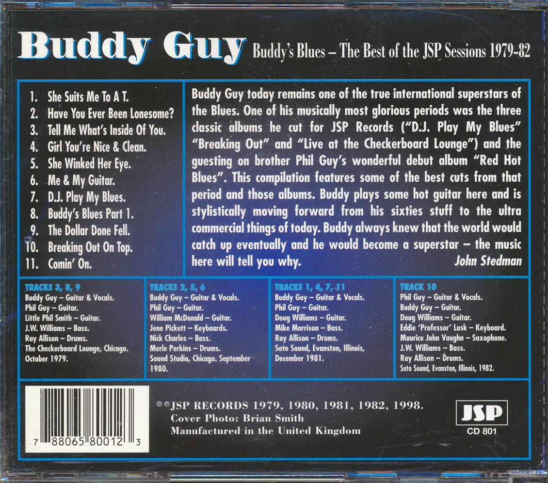 Buddy Guy - Buddy's Blues: The Best Of The DSP Sessions 1979-1982