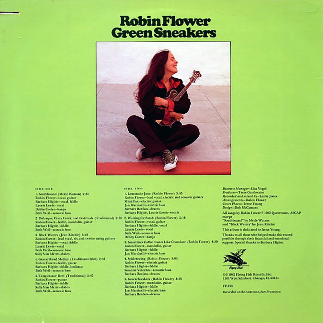 Robin Flower - Green Sneakers (orig. press)