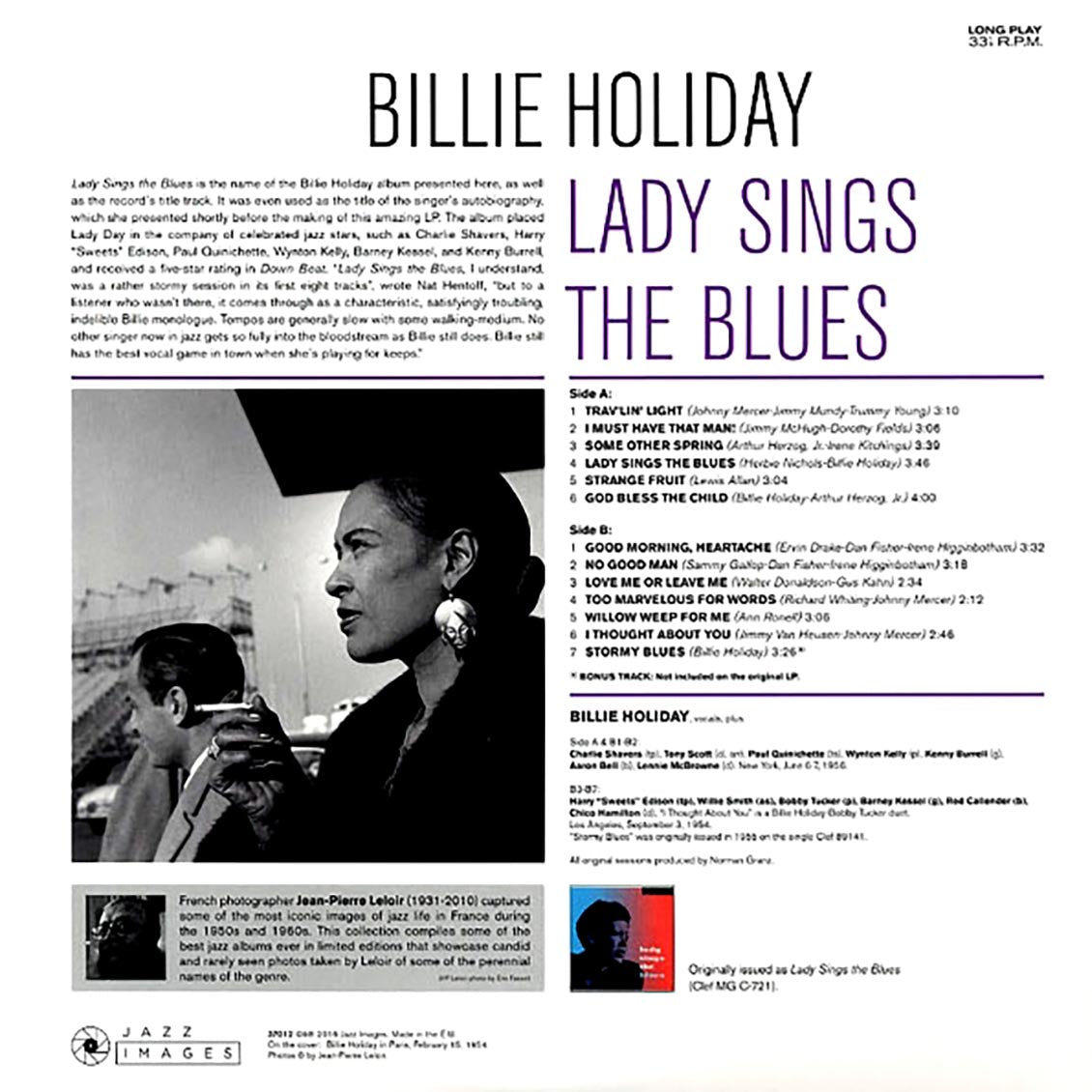 Billie Holiday - Lady Sings The Blues (ltd. ed.) (180g) (High-Def VV)