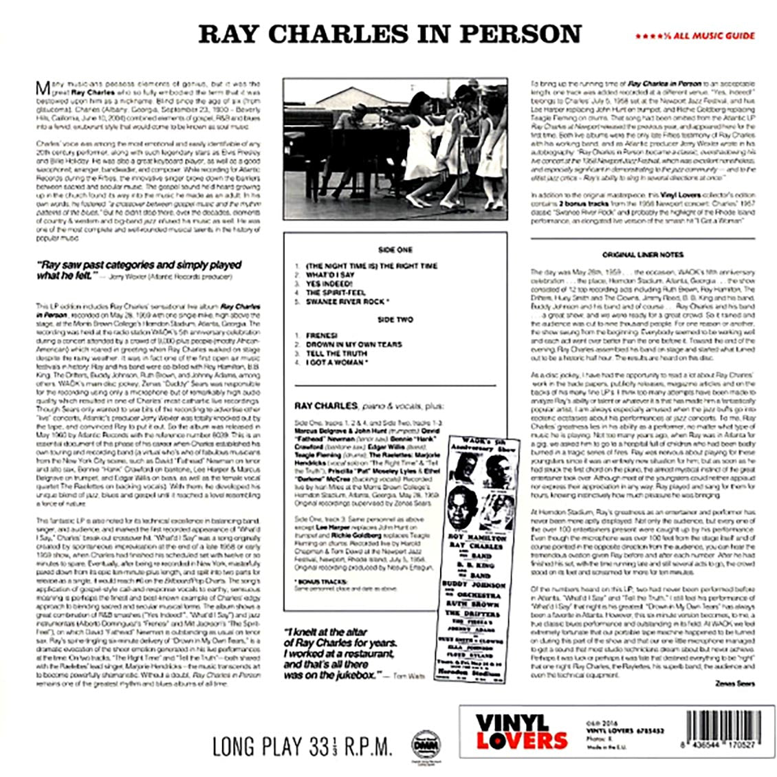 Ray Charles - In Person (ltd. ed.) (180g)