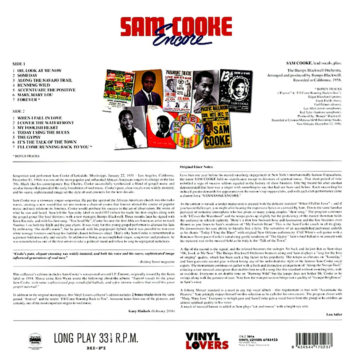 Sam Cooke - Encore (ltd. ed.) (180g)