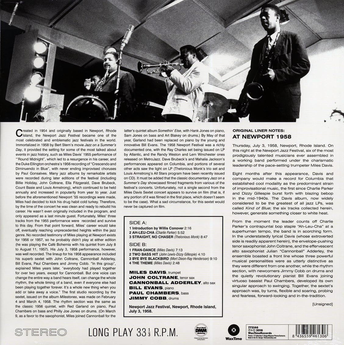 Miles Davis - Sextet At Newport 1958 (ltd. ed.) (180g) (remastered)