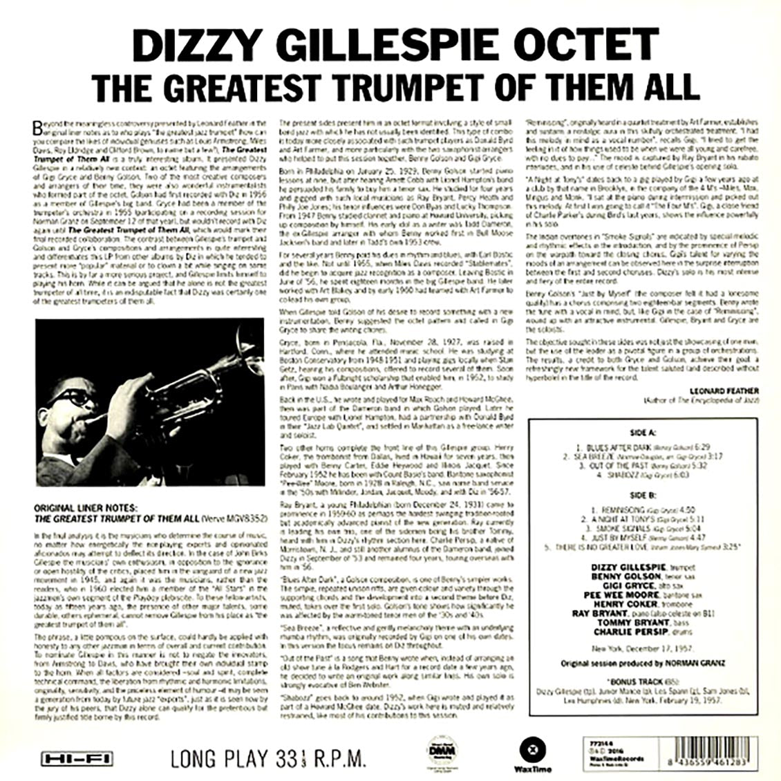 Dizzy Gillespie Octet - The Greatest Trumpet Of Them All (ltd. ed.) (180g)