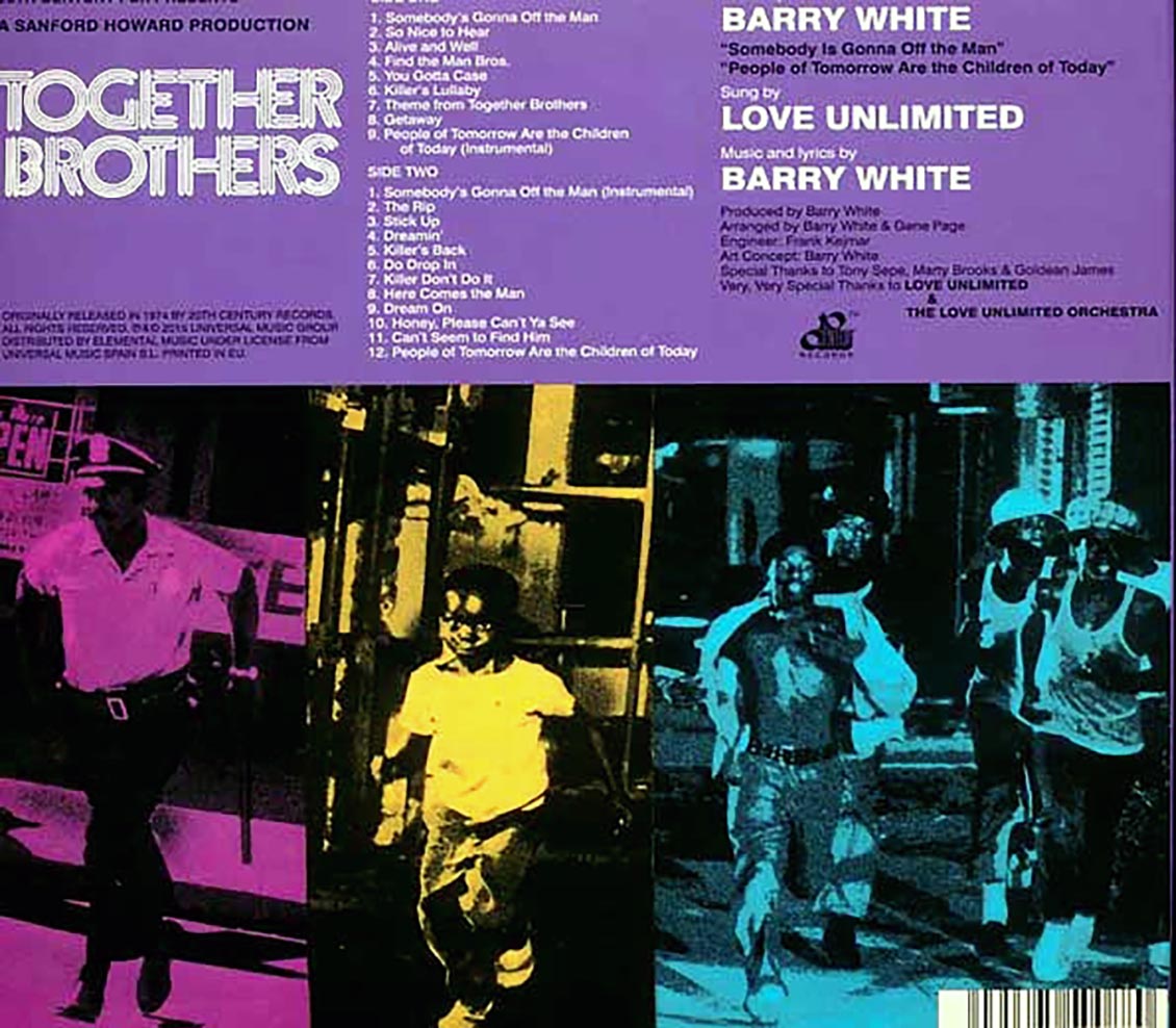 Barry White - Together Brothers: Original Motion Picture Soundtrack By The Love Unlimited Orchestra (ltd. ed.) (remastered)