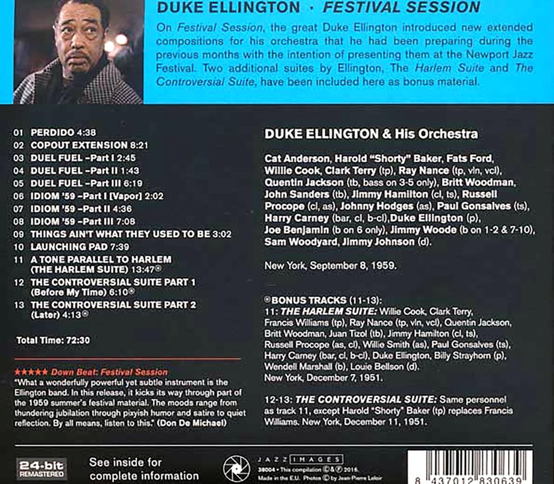 Duke Ellington - Festival Session (ltd. ed.) (remastered)