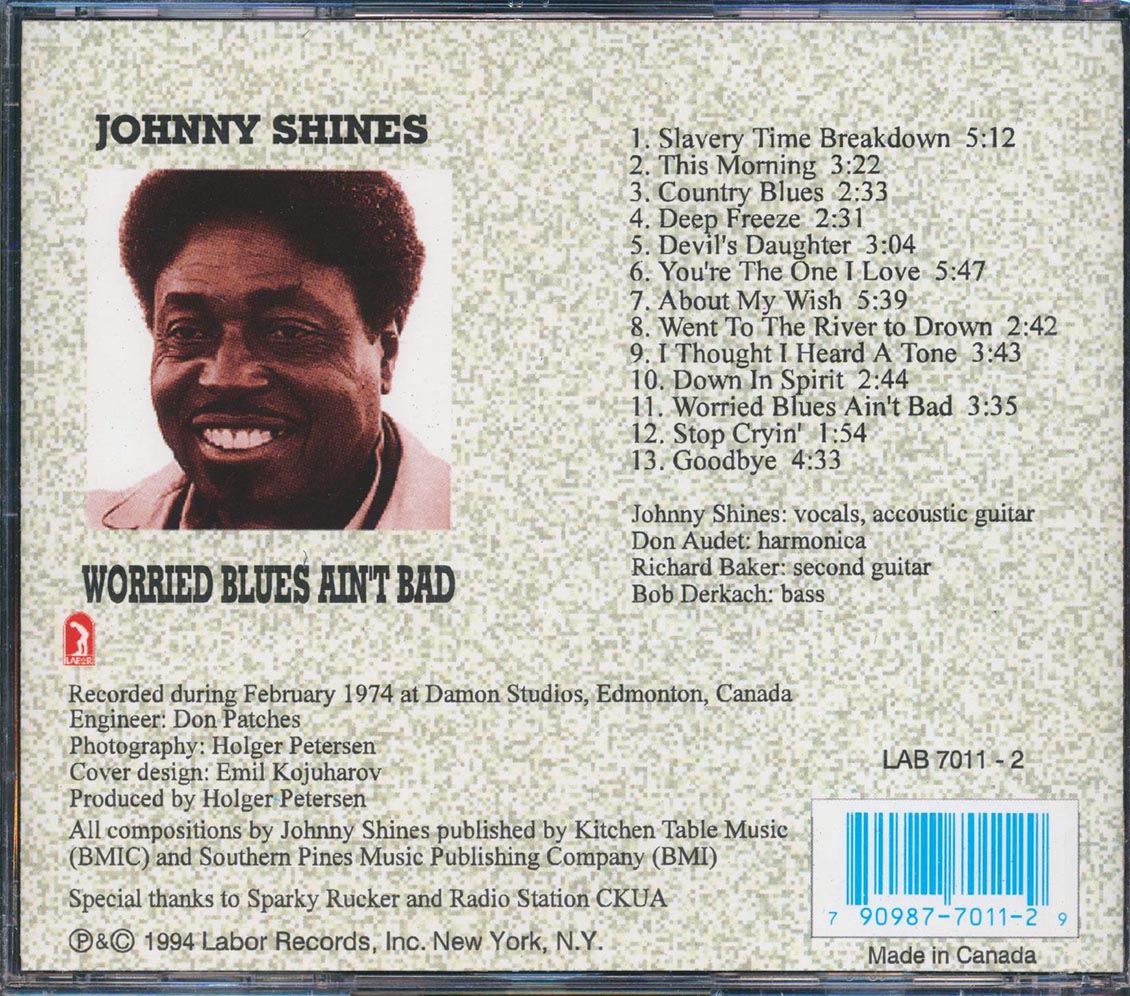 Johnny Shines - Worried Blues Ain't Bad