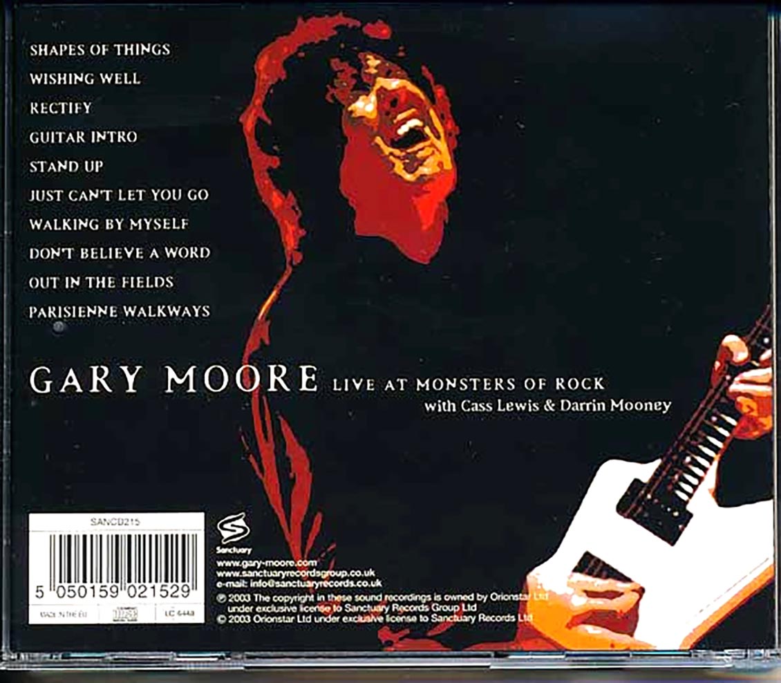 Gary Moore - Live At Monsters Of Rock