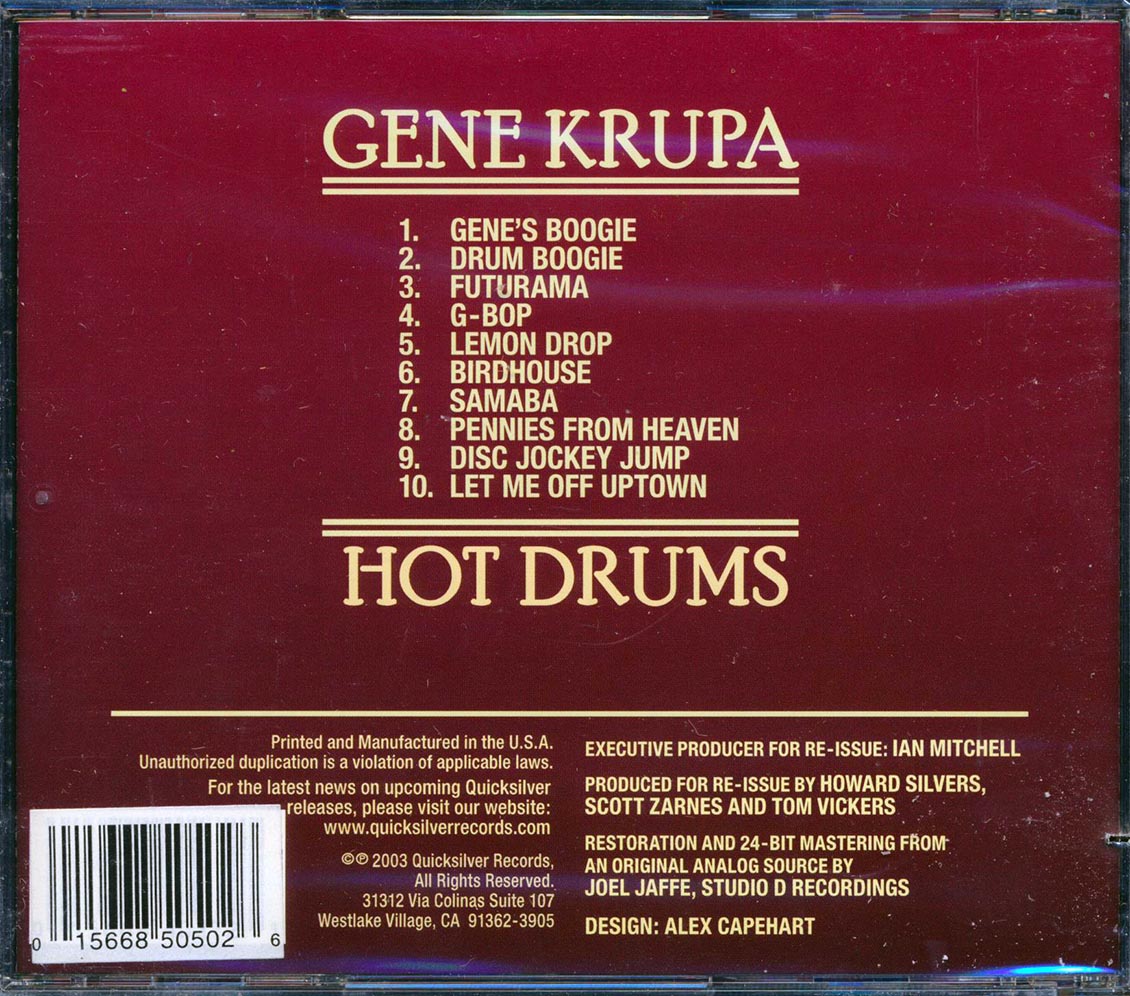 Gene Krupa - Hot Drums