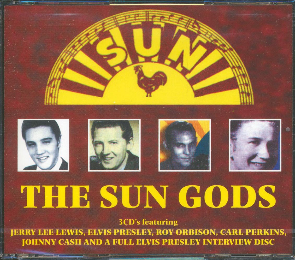 Elvis Presley, Johnny Cash, Jerry Lee Lewis, Roy Orbison, Etc. - The Sun Gods (57 tracks) (3xCD)