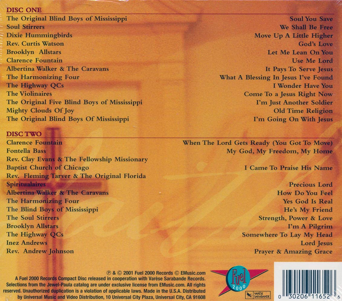 Soul Stirrers, The Blind Boys Of Mississippi, Dixie Hummingbirds, Etc. - Faith In Our Lord: The Best Of Gospel (27 tracks) (2xCD) (marked/ltd stock)