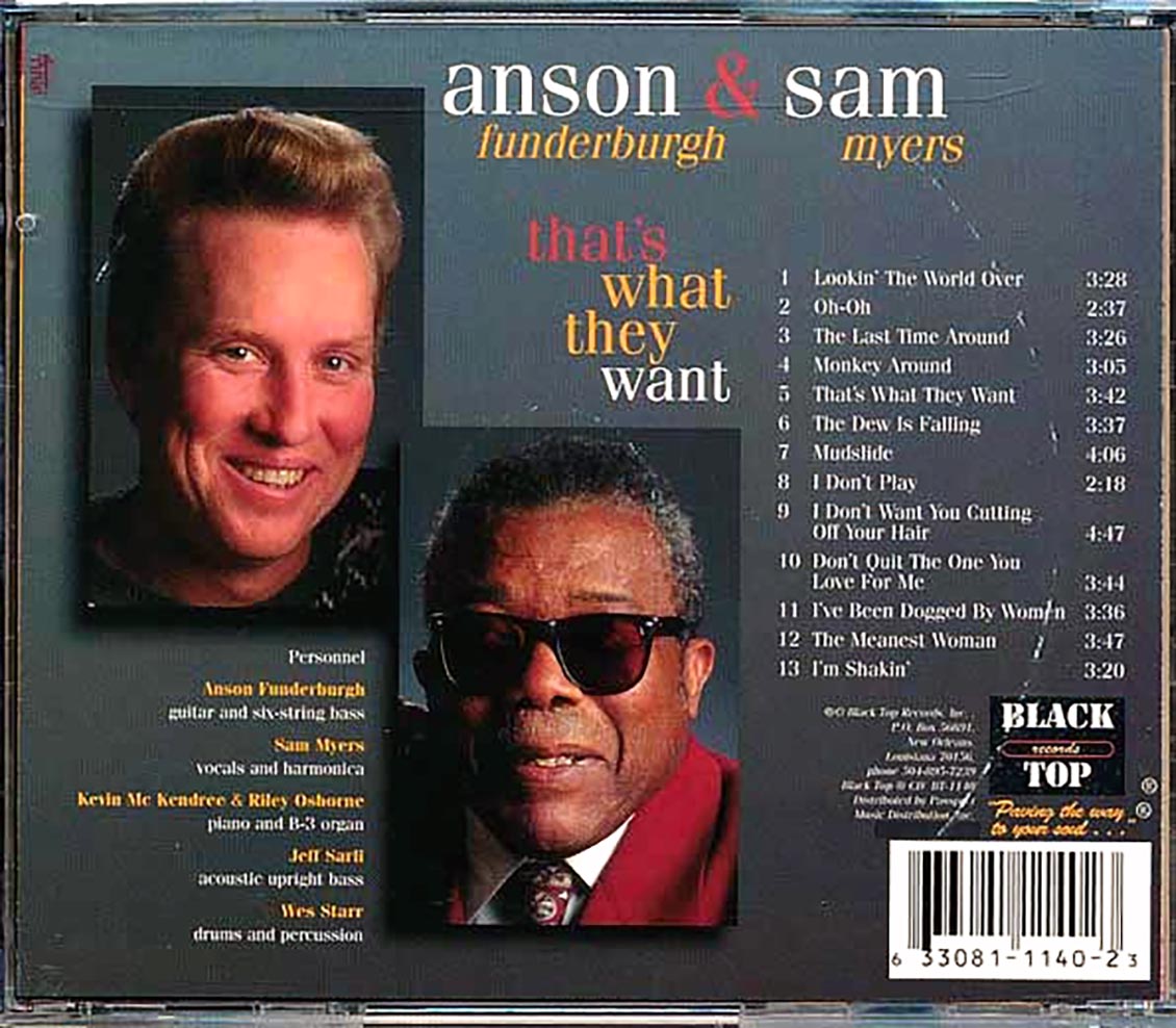 Sam Myers, Anson Funderburgh - That's What They Want