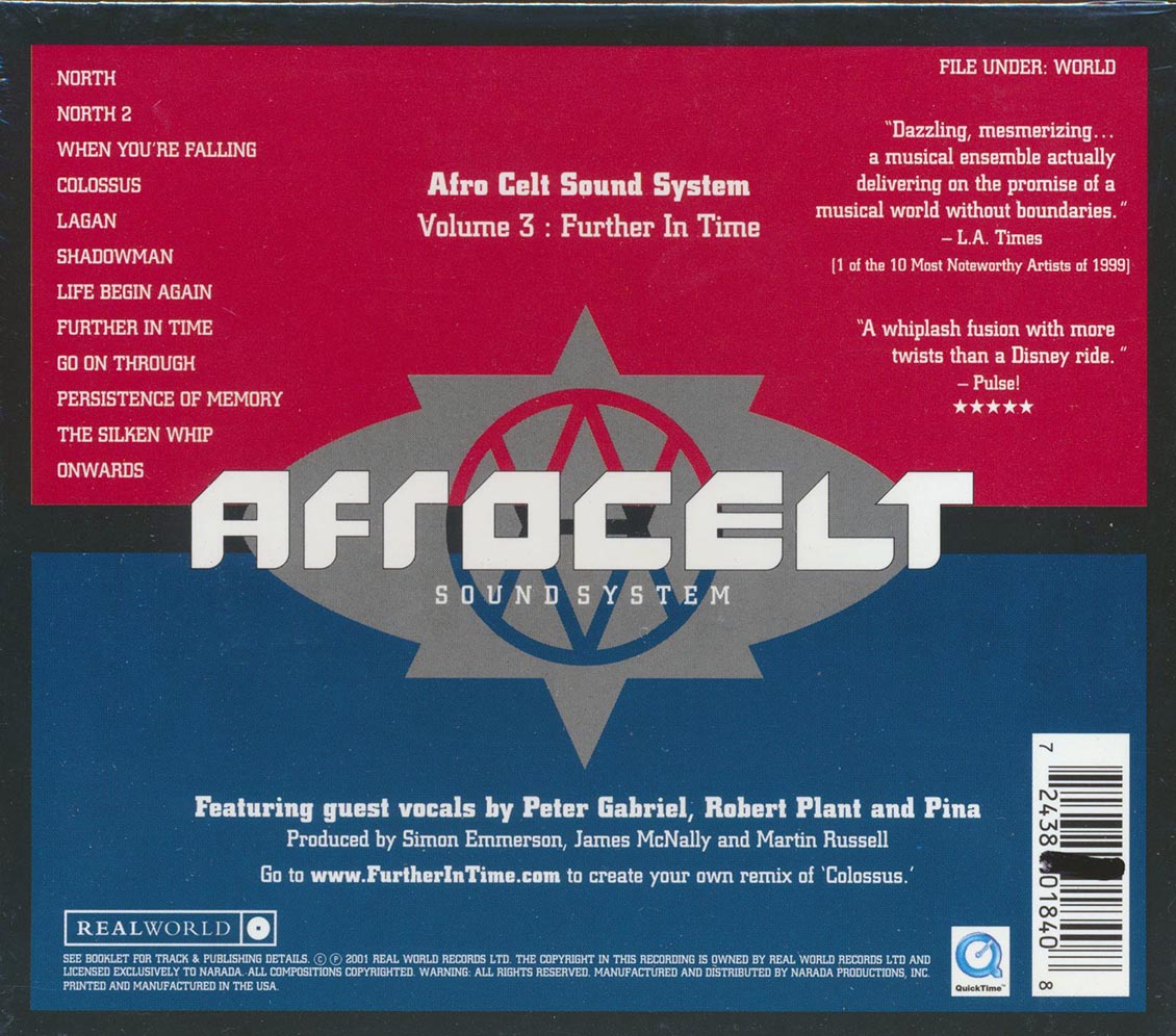 Afro Celt Sound System - Volume 3: Further In Time (incl. large booklet) (marked/ltd stock)