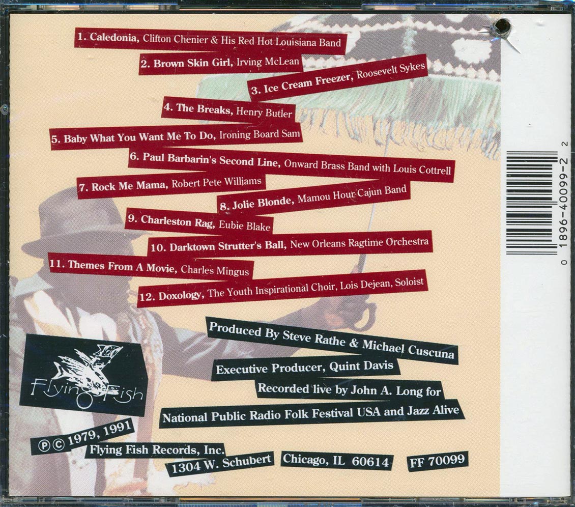 Clifton Chenier, Eubie Blake, Roosevelt Sykes, Charles Mingus, Etc. - 10th Anniversary New Orleans Jazz And Heritage Festival (marked/ltd stock)
