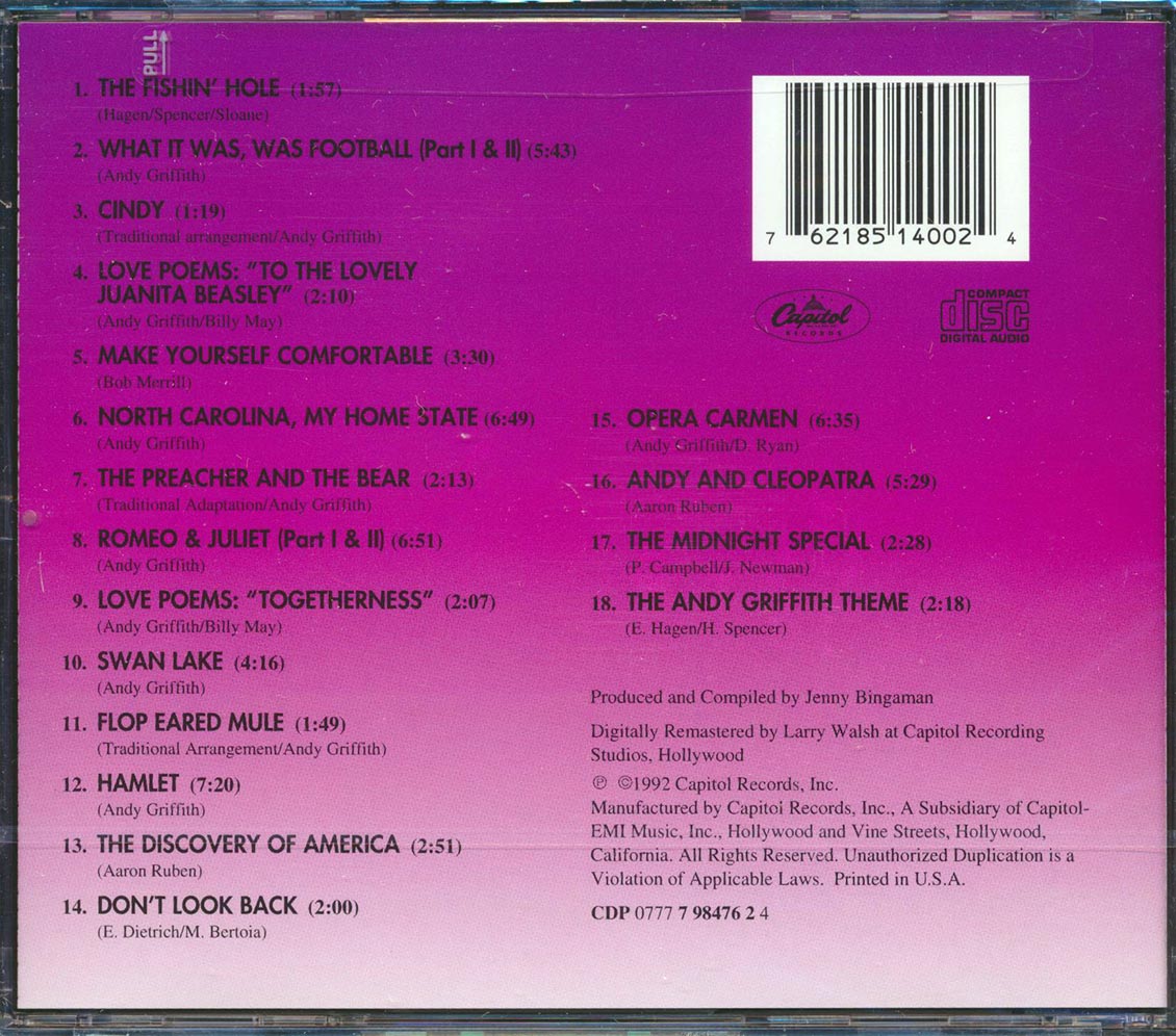 Andy Griffith - American Originals