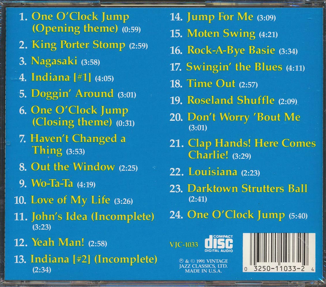 Count Basie & His Orchestra, Lester Young - Rock-A-Bye Basie: Live In '38 & '39