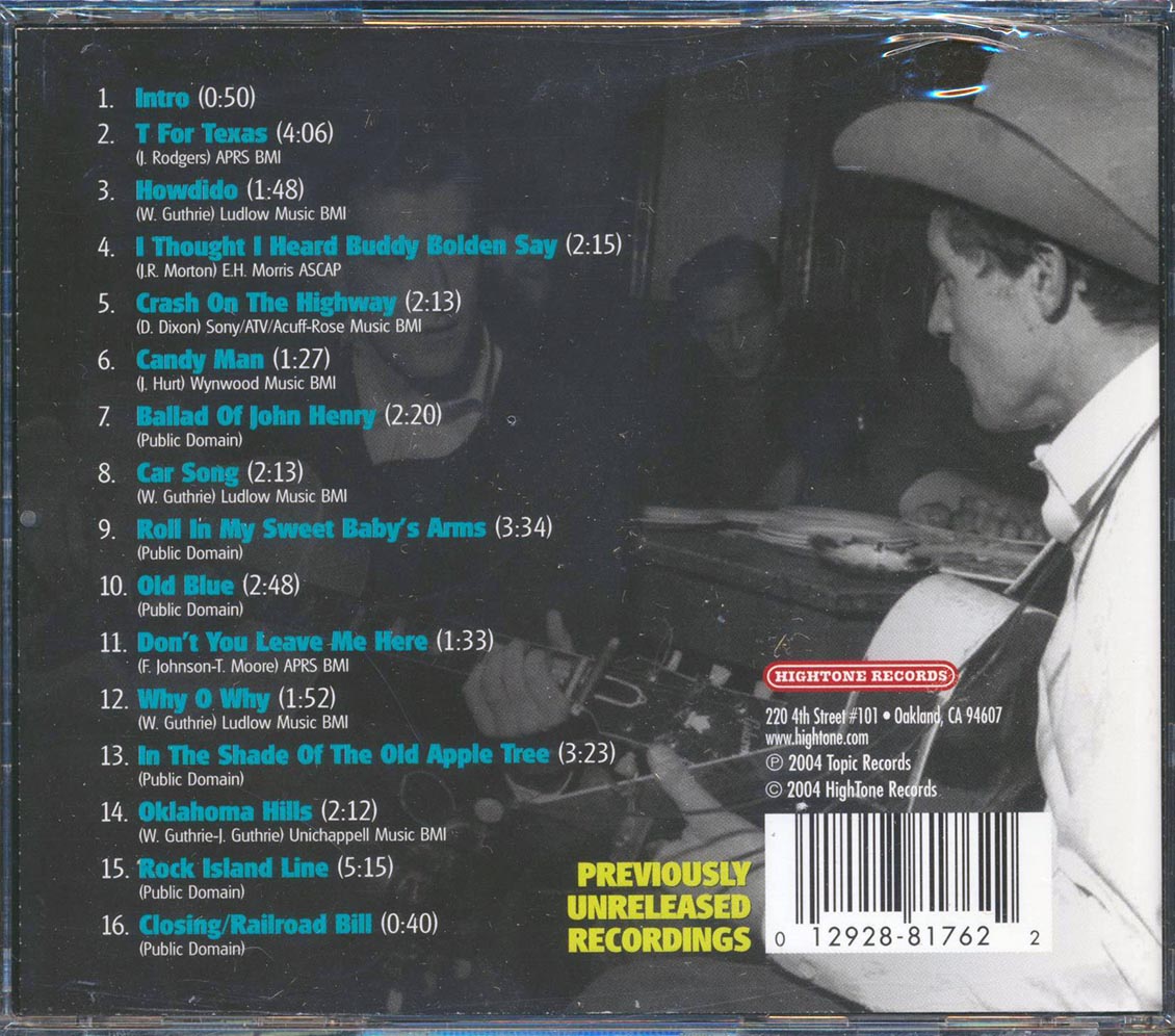 Ramblin' Jack Elliott - The Lost Topic Tapes: Isle Of Wight 1957 (marked/ltd stock)