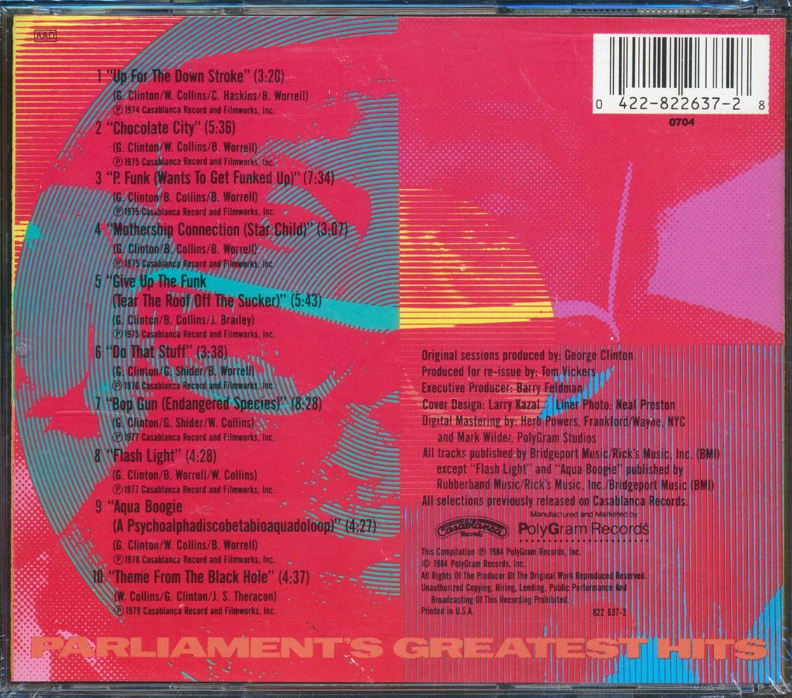 Parliament - Parliament's Greatest Hits: Uncut Funk The Bomb