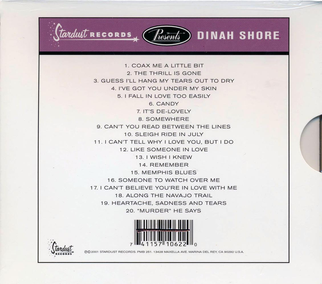 Dinah Shore - The Best Of The War Years (marked/ltd stock)
