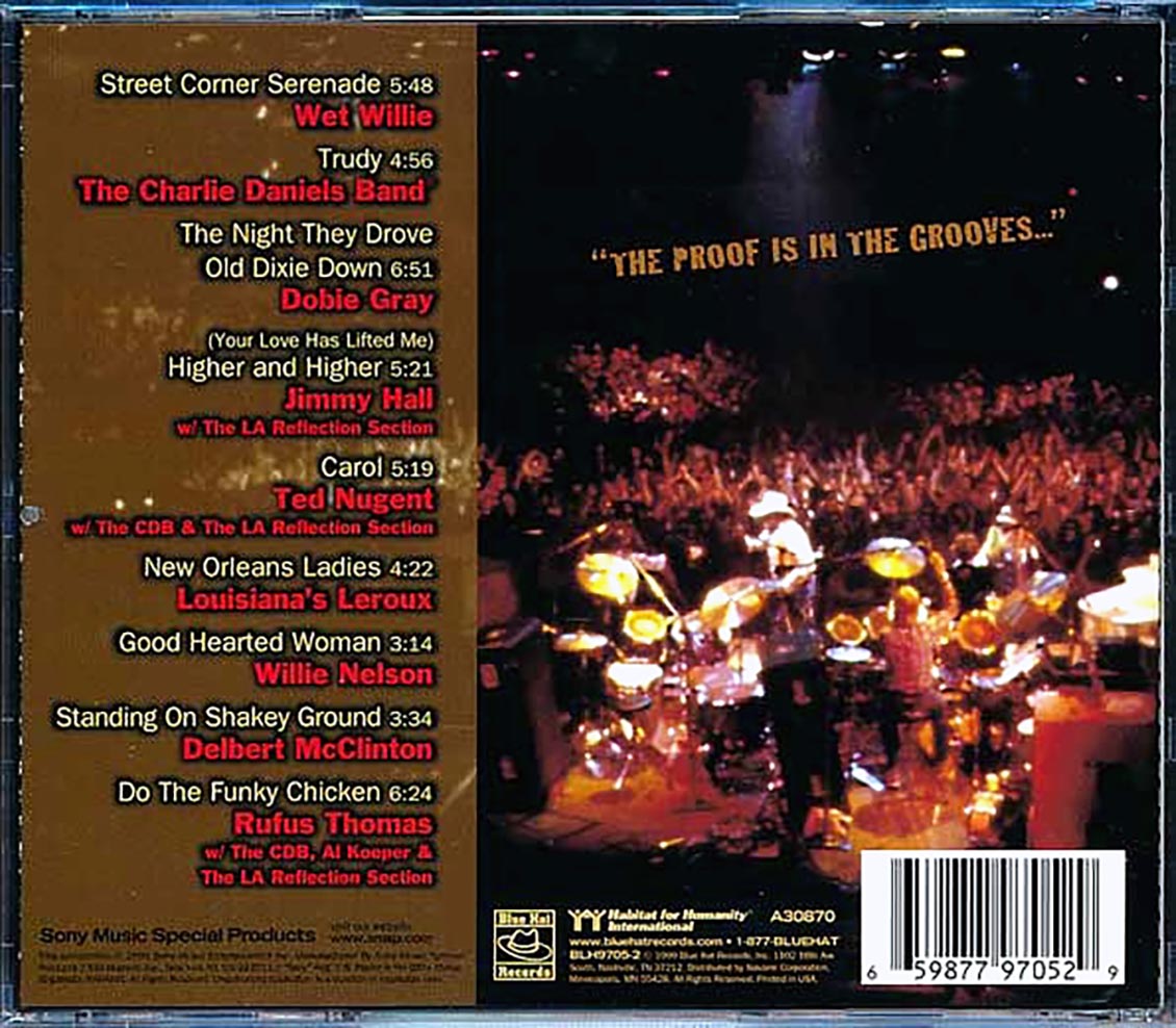 Ted Nugent, Charlie Daniels Band, Willie Nelson, Etc. - Volunteer Jam: Classic Live Performances Volume 2