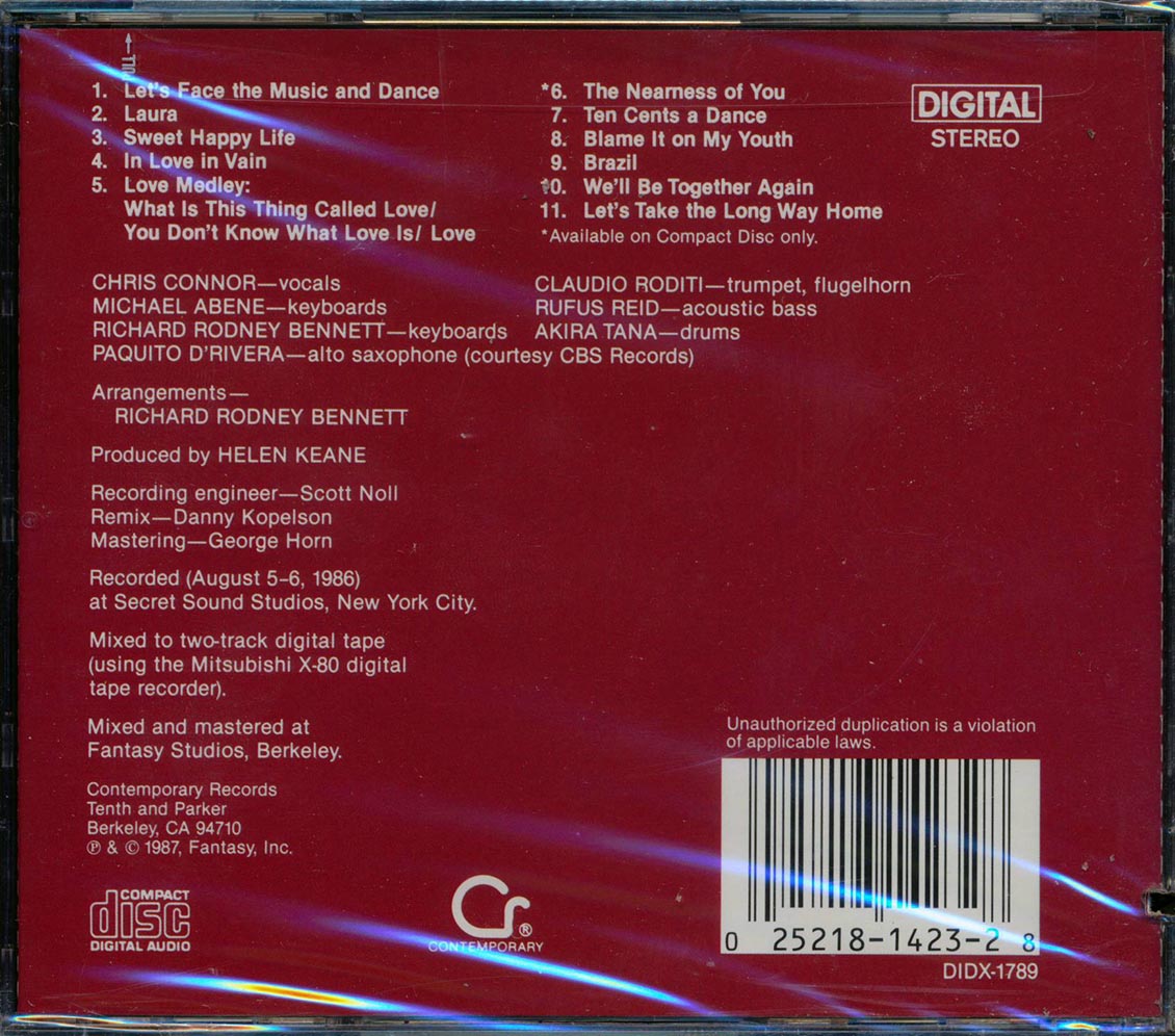 Chris Connor - Classic (marked/ltd stock)