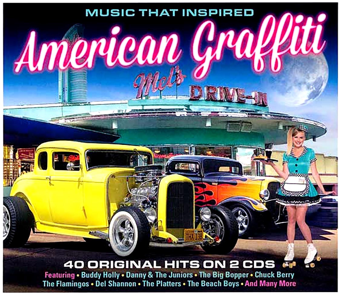 Chuck Berry, Buddy Holly, Del Shannon, The Beach Boys, Etc. - Music That Inspired American Graffiti (40 tracks) (2xCD)