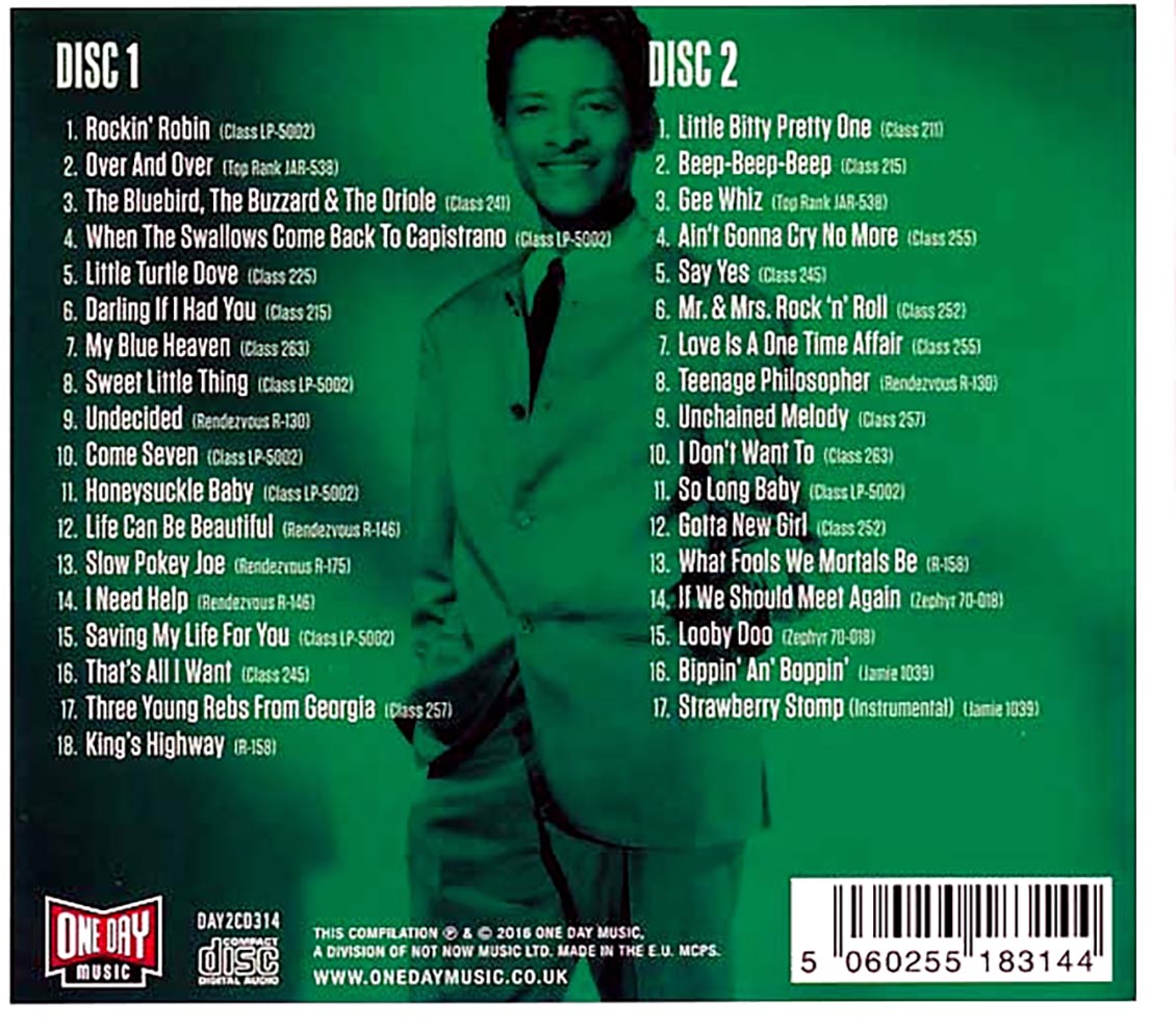 Bobby Day - The Very Best Of Bobby Day (35 tracks) (2xCD) (deluxe 3-fold digipak)