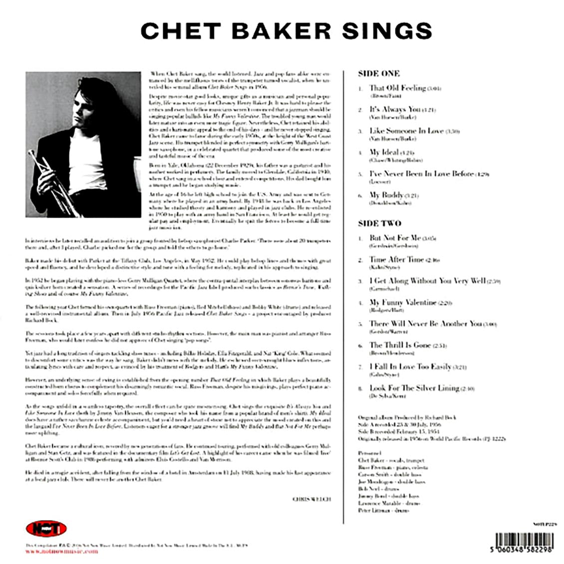 Chet Baker - Sings (180g) (colored vinyl)