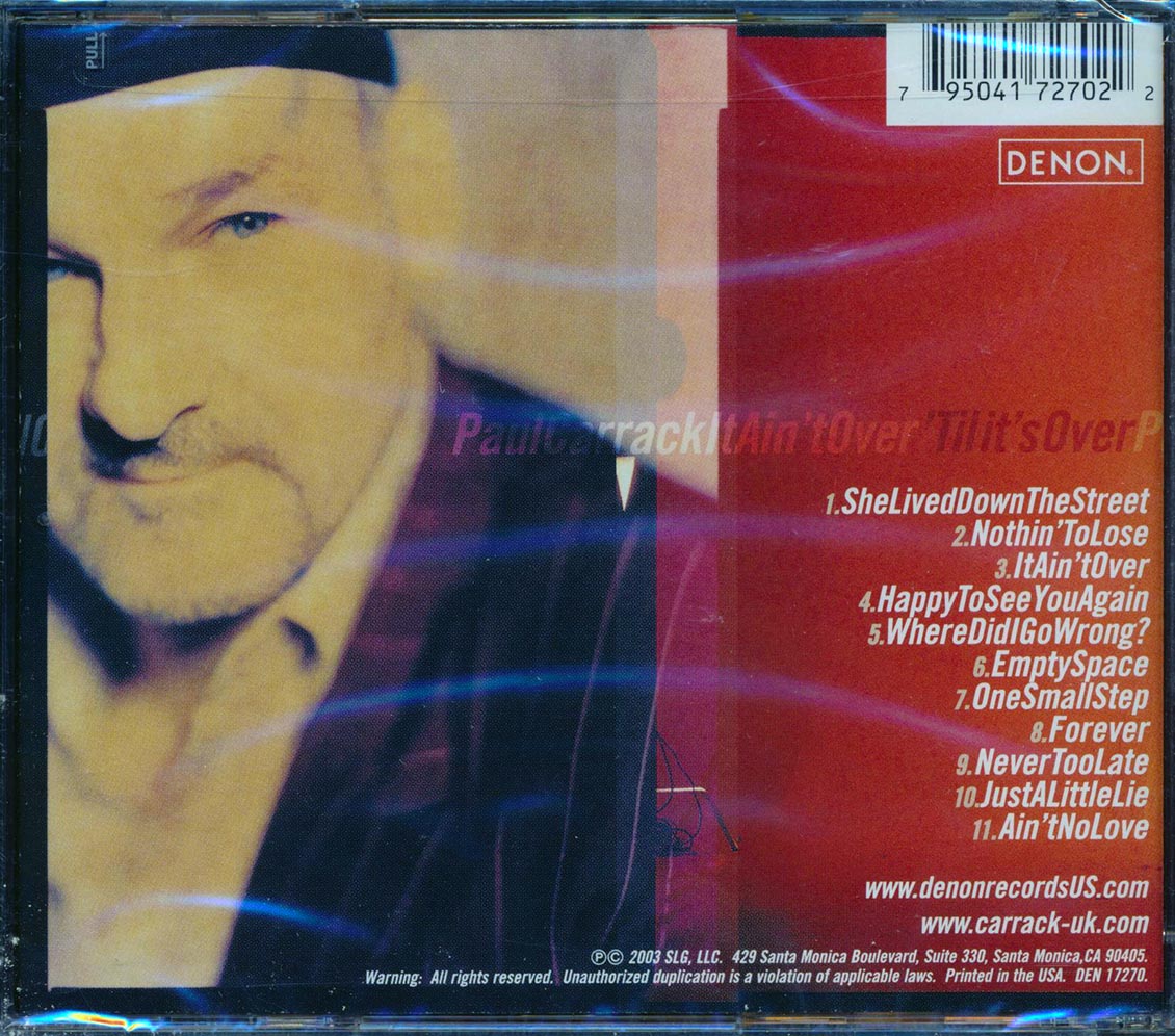 Paul Carrack - It Ain't Over