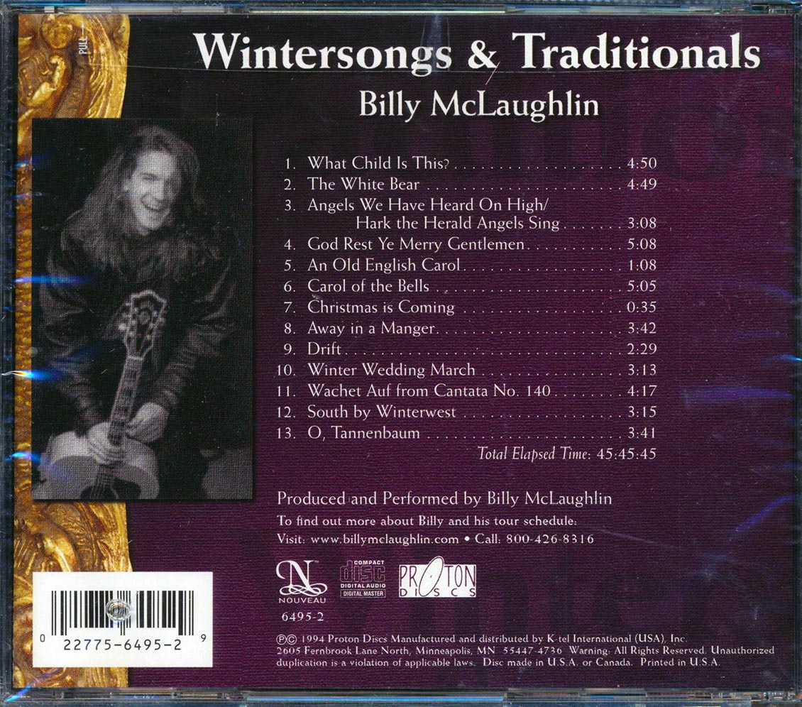 Billy McLaughlin - Wintersongs & Traditionals (marked/ltd stock)