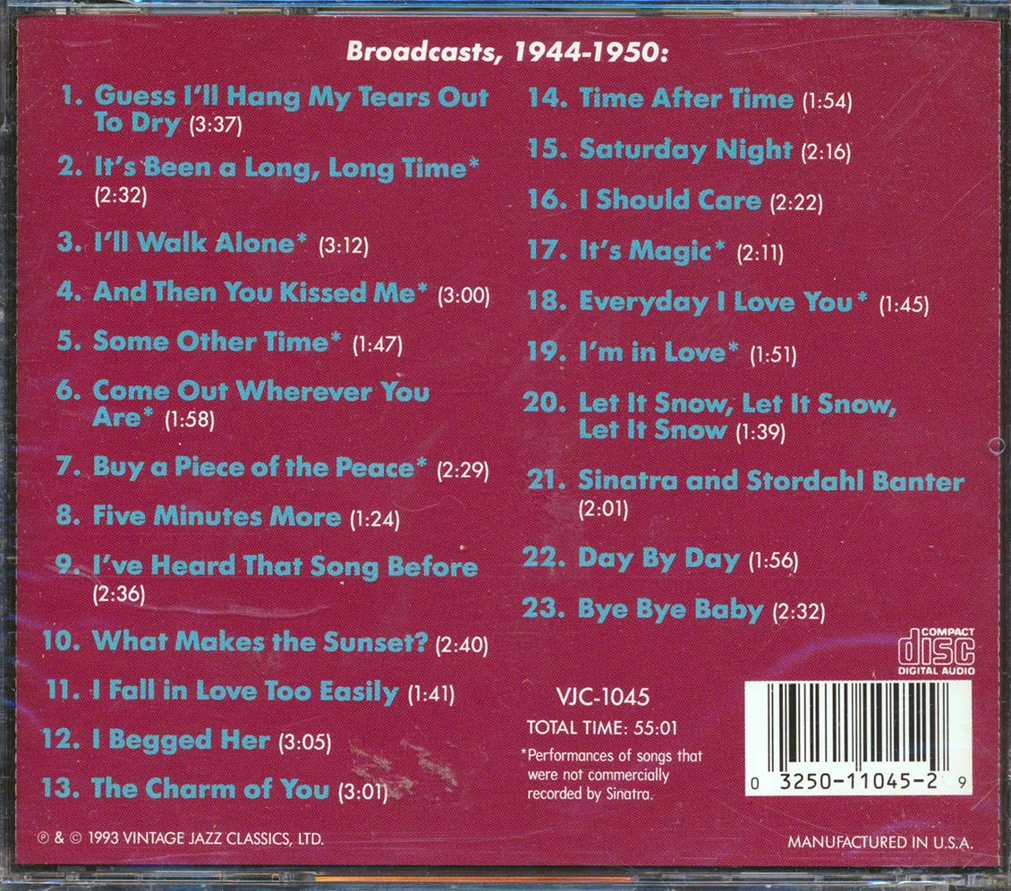 Frank Sinatra - Sings The Songs Of Sammy Cahn And Jule Styne
