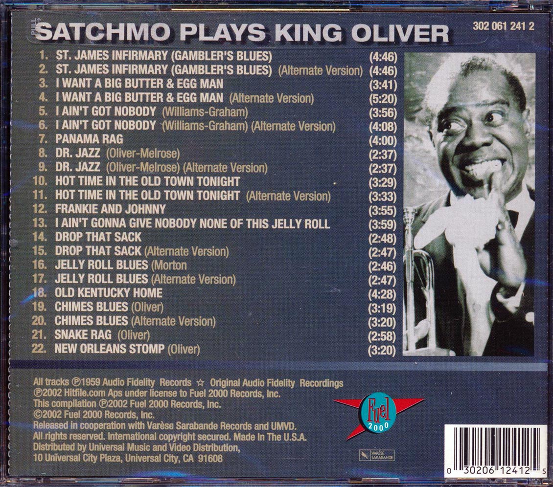Louis Armstrong - Satchmo Plays King Oliver (remastered)