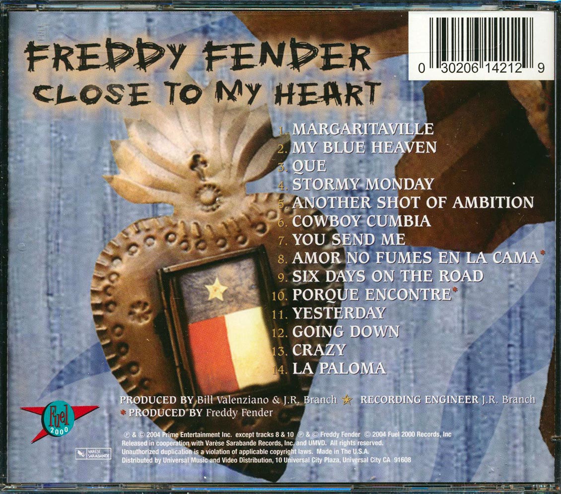 Freddy Fender - Close To My Heart