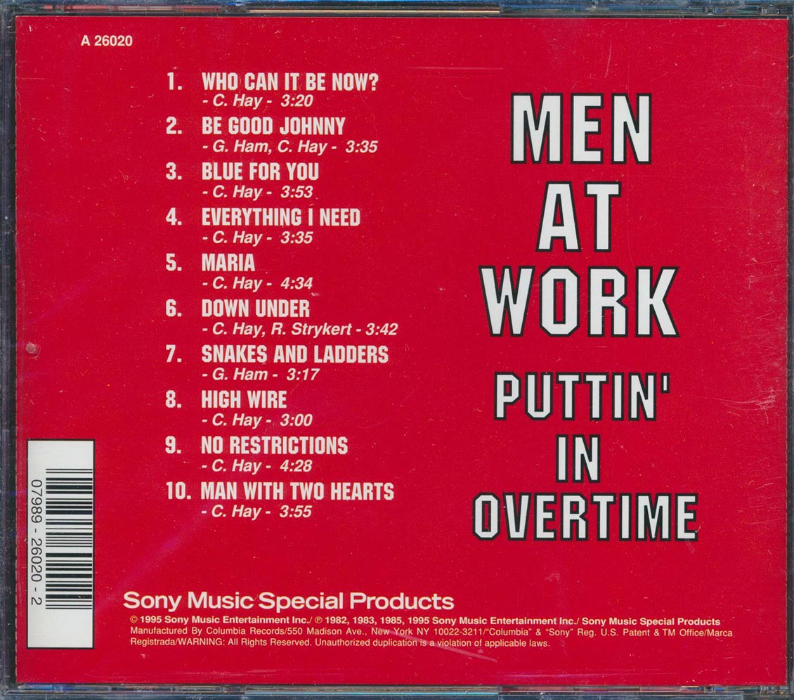 Men At Work - Puttin' In Overtime