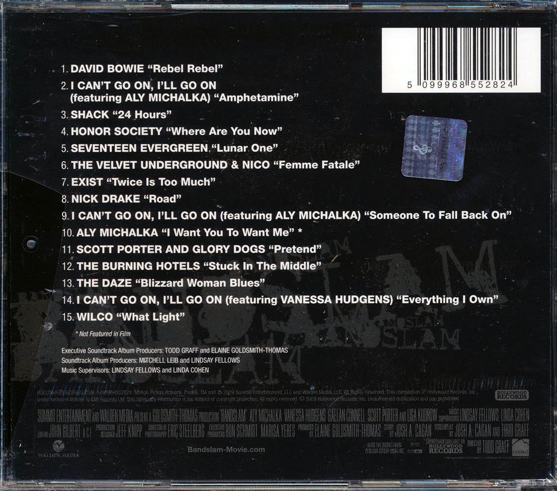 David Bowie, Shack, Honor Society, Etc. - Bandslam: Original Soundtrack