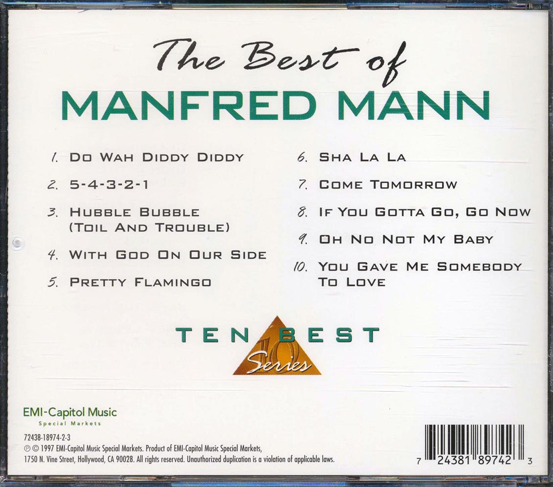 Manfred Mann - The Best Of Manfred Mann