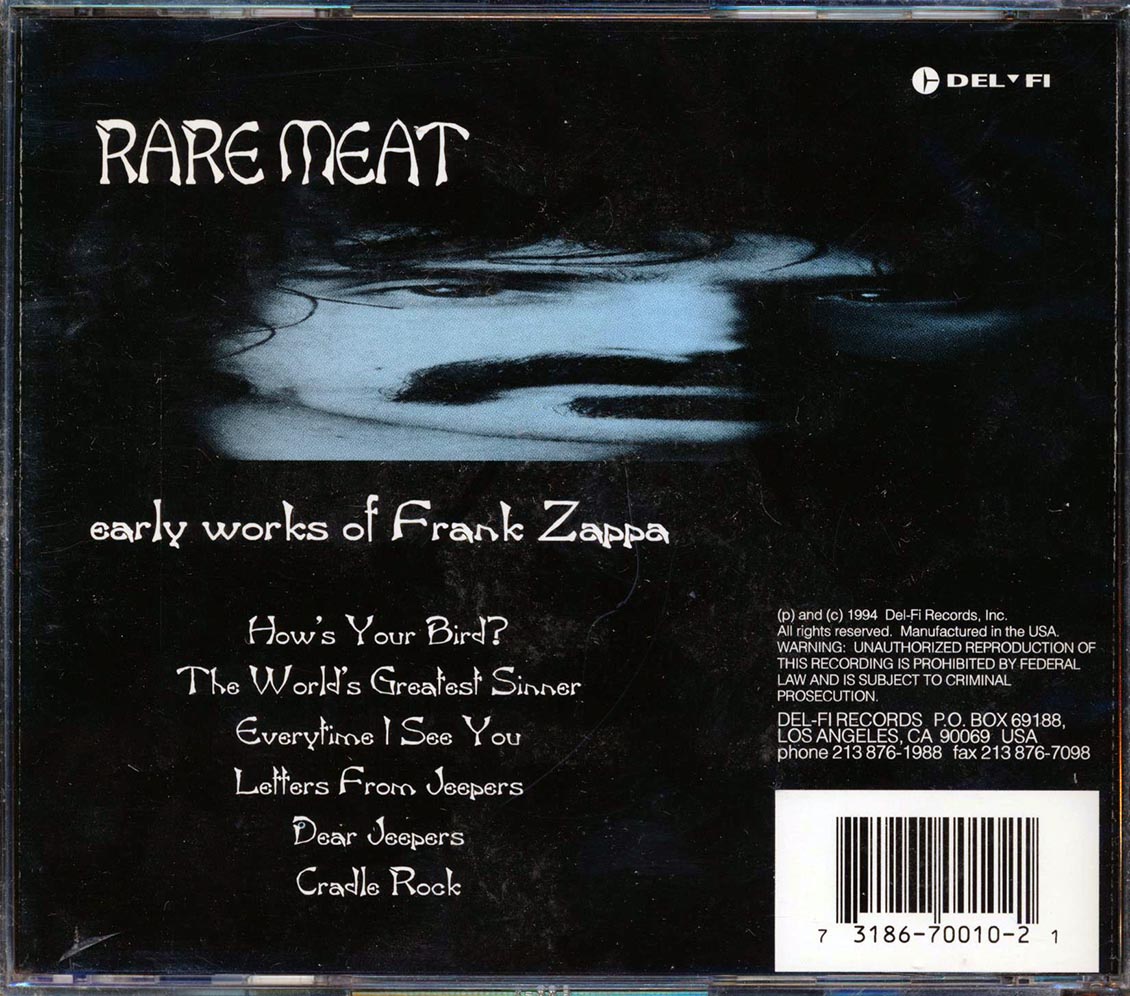 Rare Meat - Early Works Of Frank Zappa