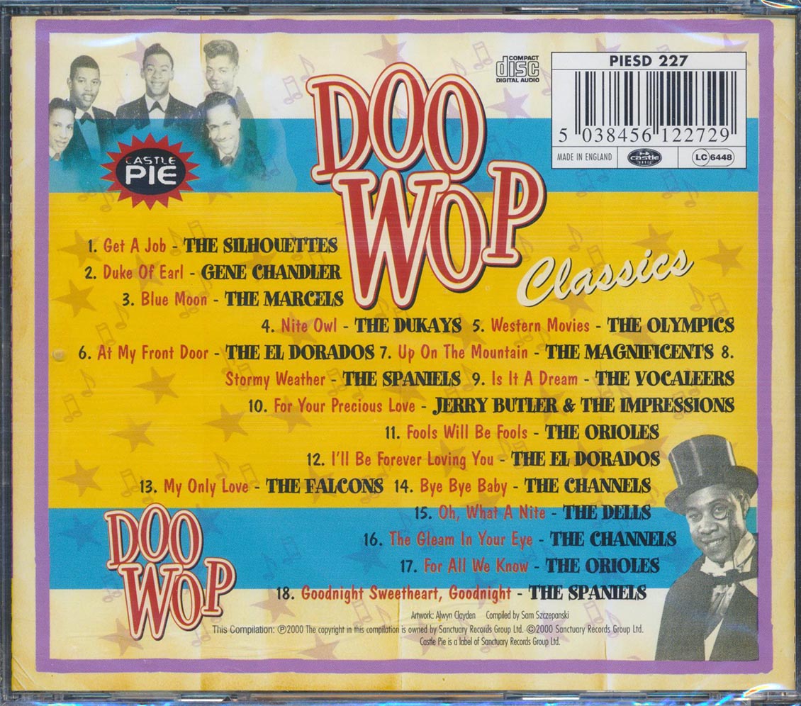 Gene Chandler, The Marcels, Jerry Butler & The Impressions, The Dells, The Silhouettes, Etc. - Doo Wop Classics