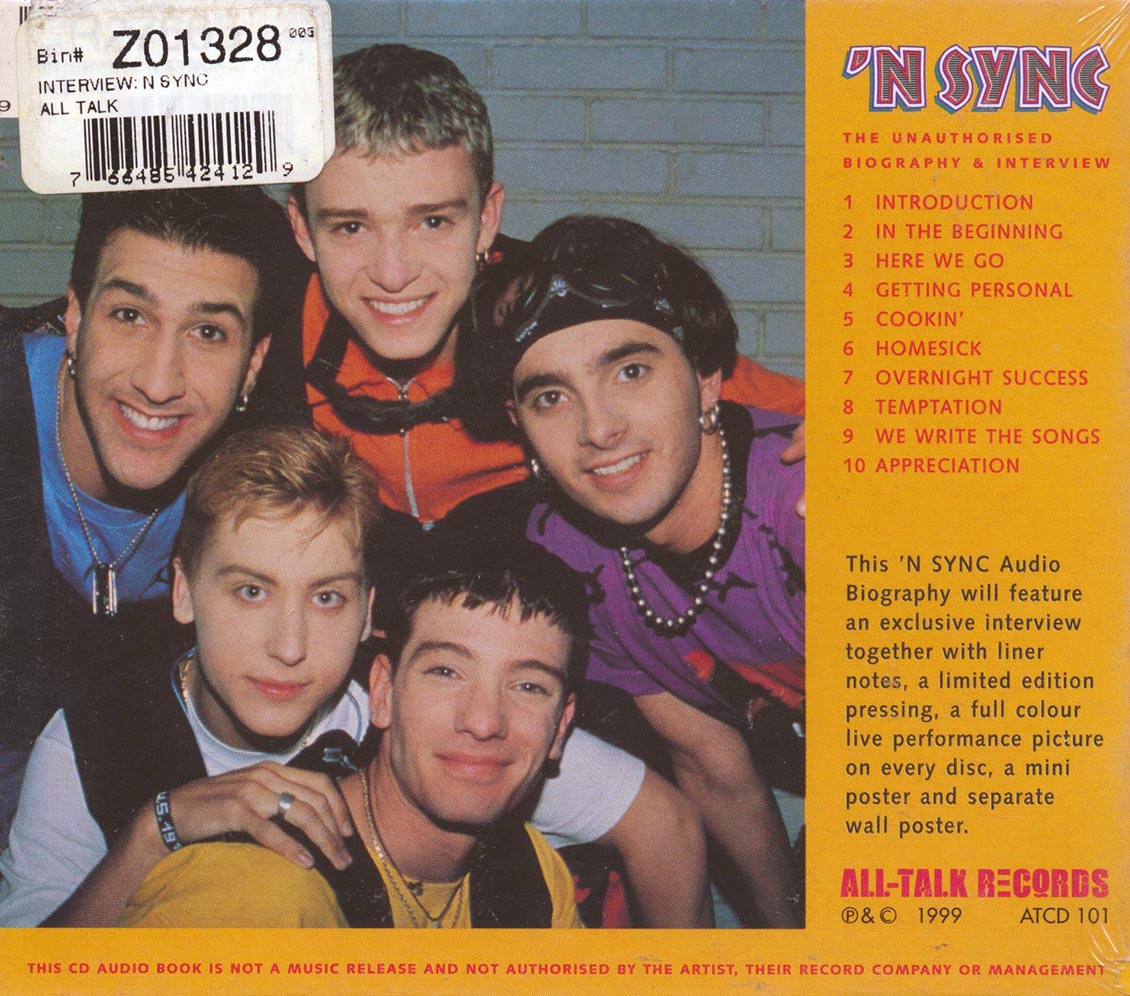 Nsync - The Unauthorised Biography & Interview (incl. large booklet)