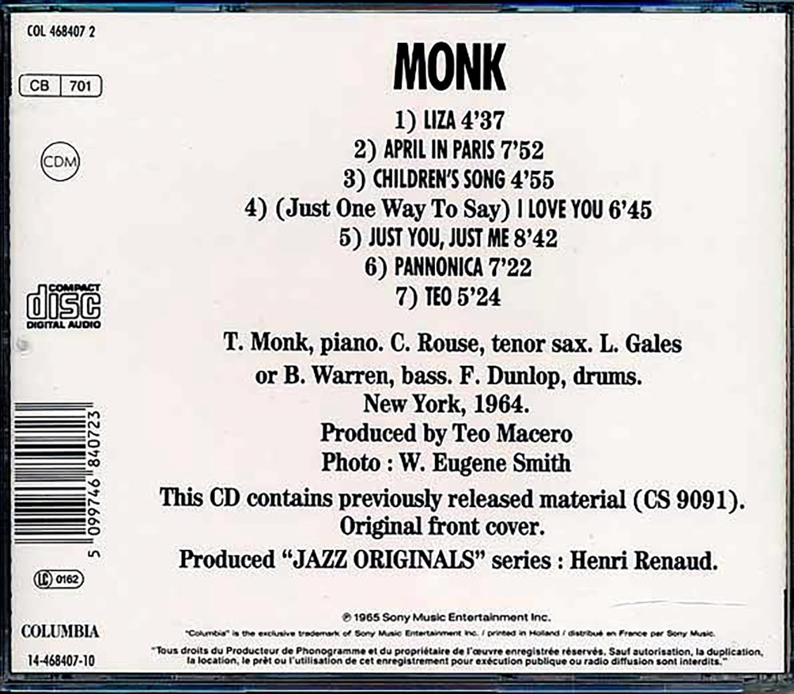 Thelonious Monk - Monk