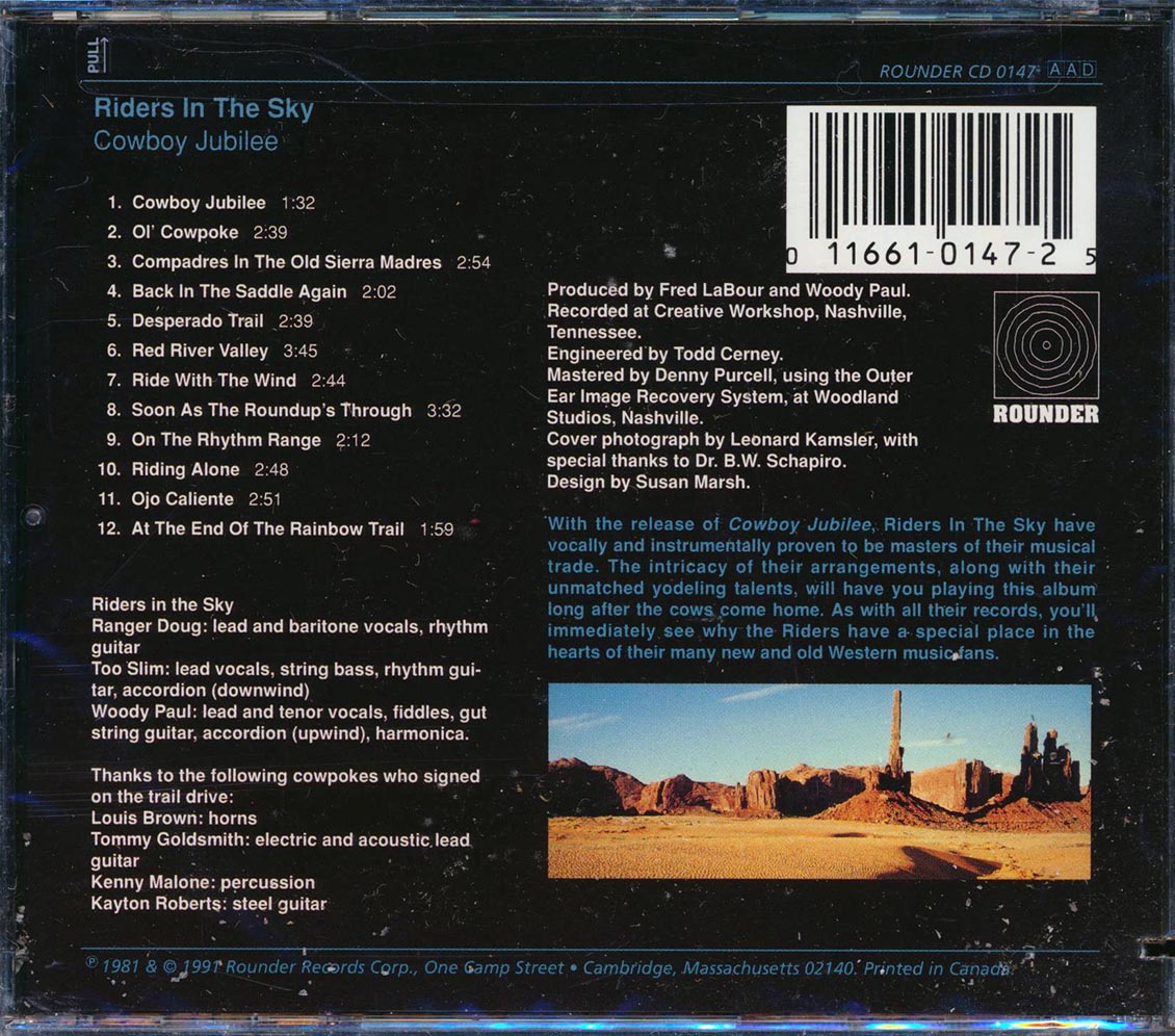 Riders In The Sky - Cowboy Jubilee (marked/ltd stock)