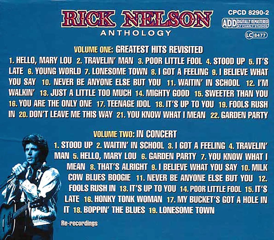 Rick Nelson - Anthology (2xCD) (incl. large booklet)