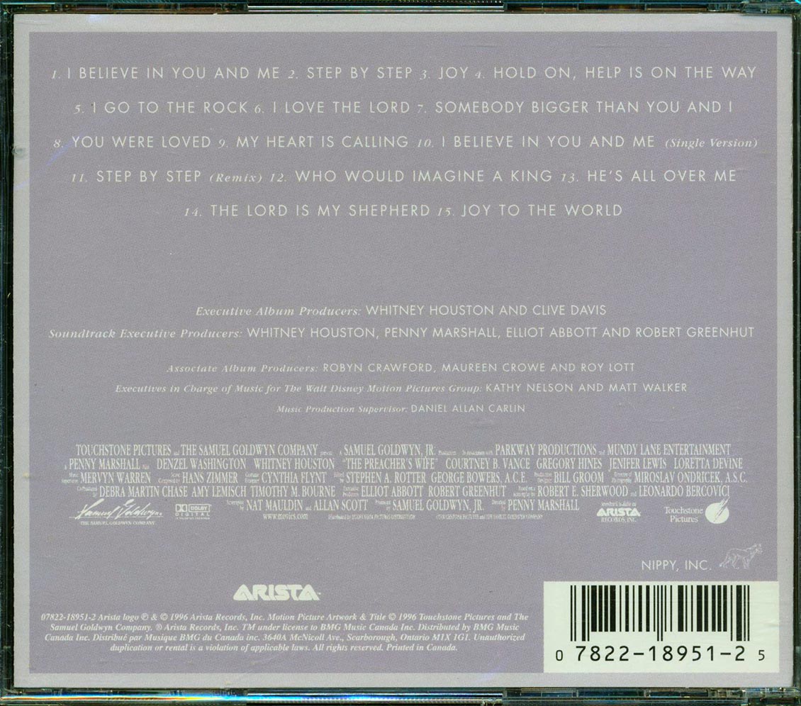 Whitney Houston - The Preacher's Wife Original Sountrack Album