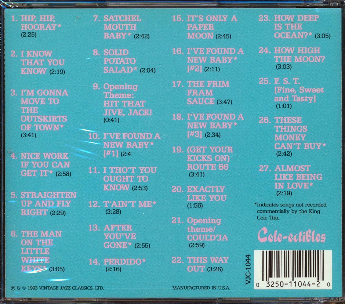 Nat King Cole Trio, Frank Sinatra - Straighten Up And Fly Right! (27 tracks)